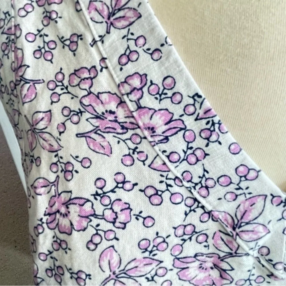 $15 SALE Loft NWT Petite Floral Flounce Dress Sleeveless Dress Pastel Spring - Picture 4 of 10
